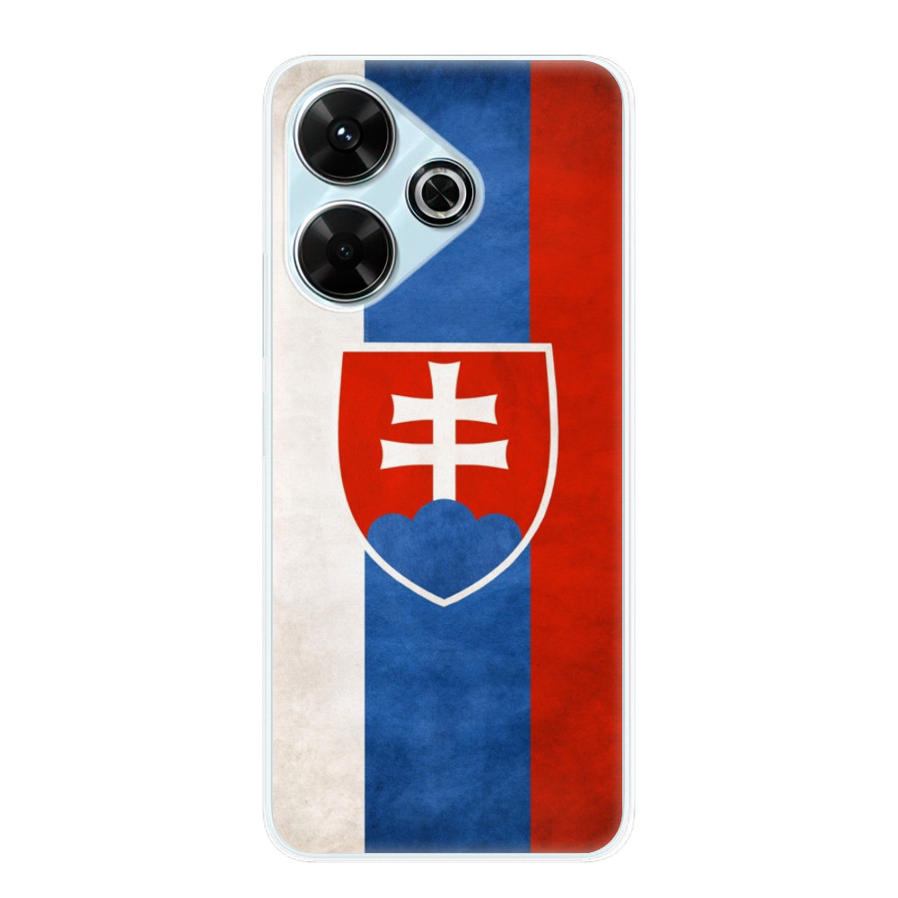 Odolné silikónové puzdro iSaprio - Slovakia Flag - Xiaomi Redmi 13