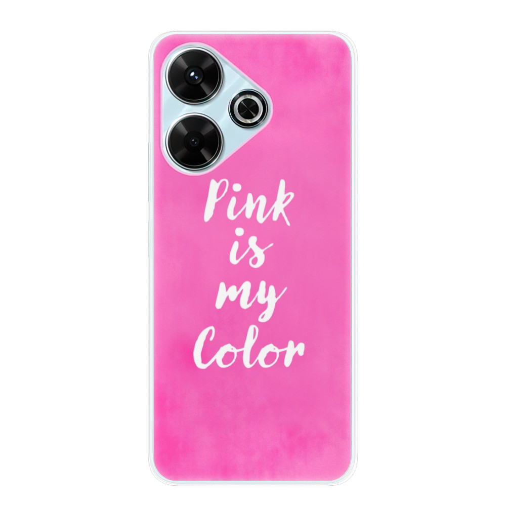 Odolné silikónové puzdro iSaprio - Pink is my color - Xiaomi Redmi 13