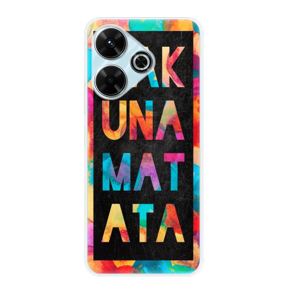 Odolné silikónové puzdro iSaprio - Hakuna Matata 01 - Xiaomi Redmi 13