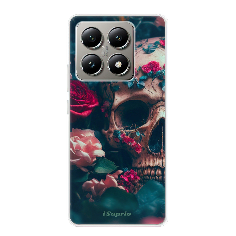 Odolné silikónové puzdro iSaprio - Skull in Roses - Xiaomi 14T Pro
