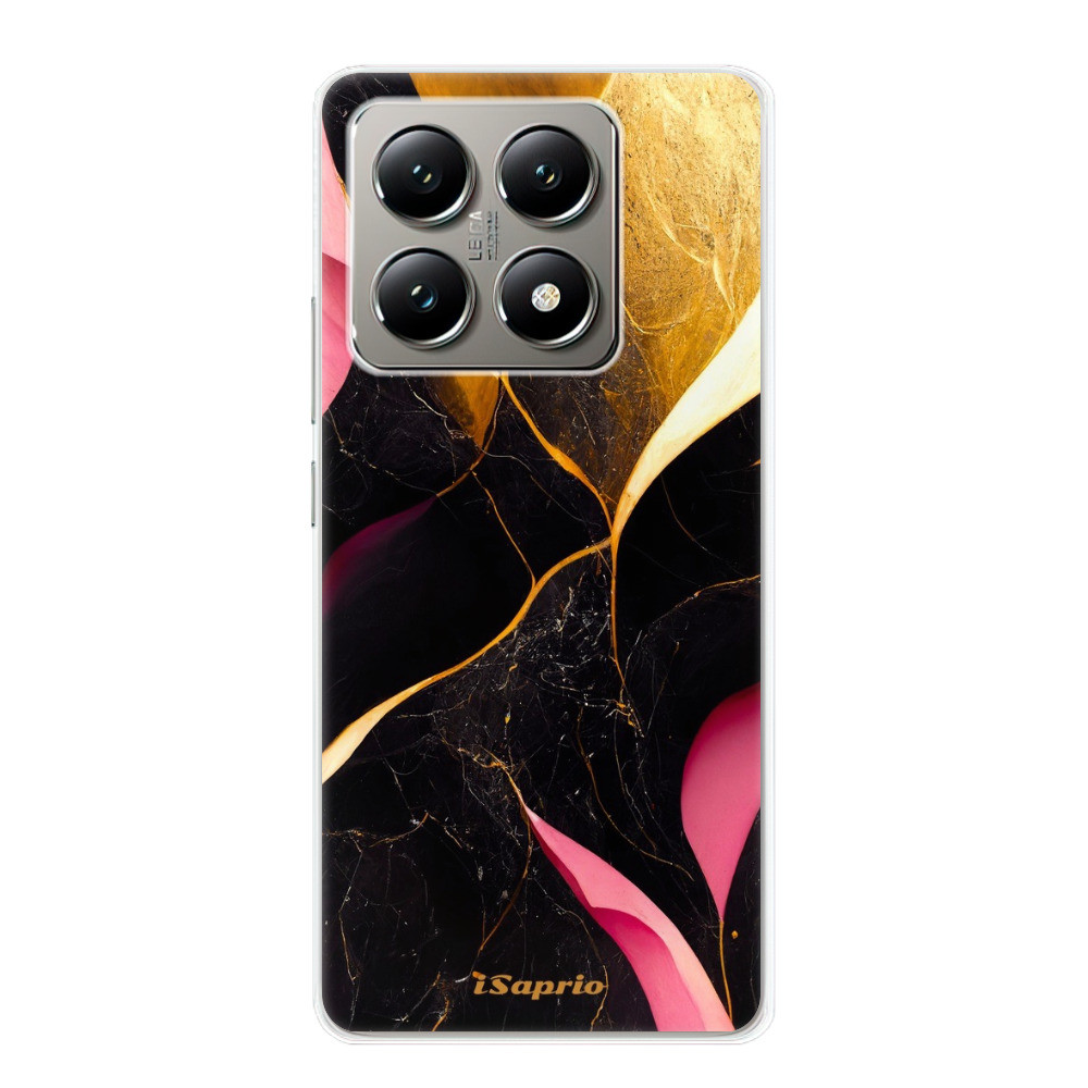 Odolné silikónové puzdro iSaprio - Gold Pink Marble - Xiaomi 14T Pro