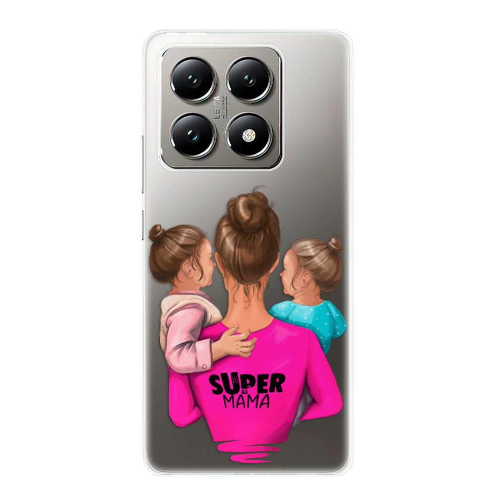 Odolné silikónové puzdro iSaprio - Super Mama - Two Girls - Xiaomi 14T Pro