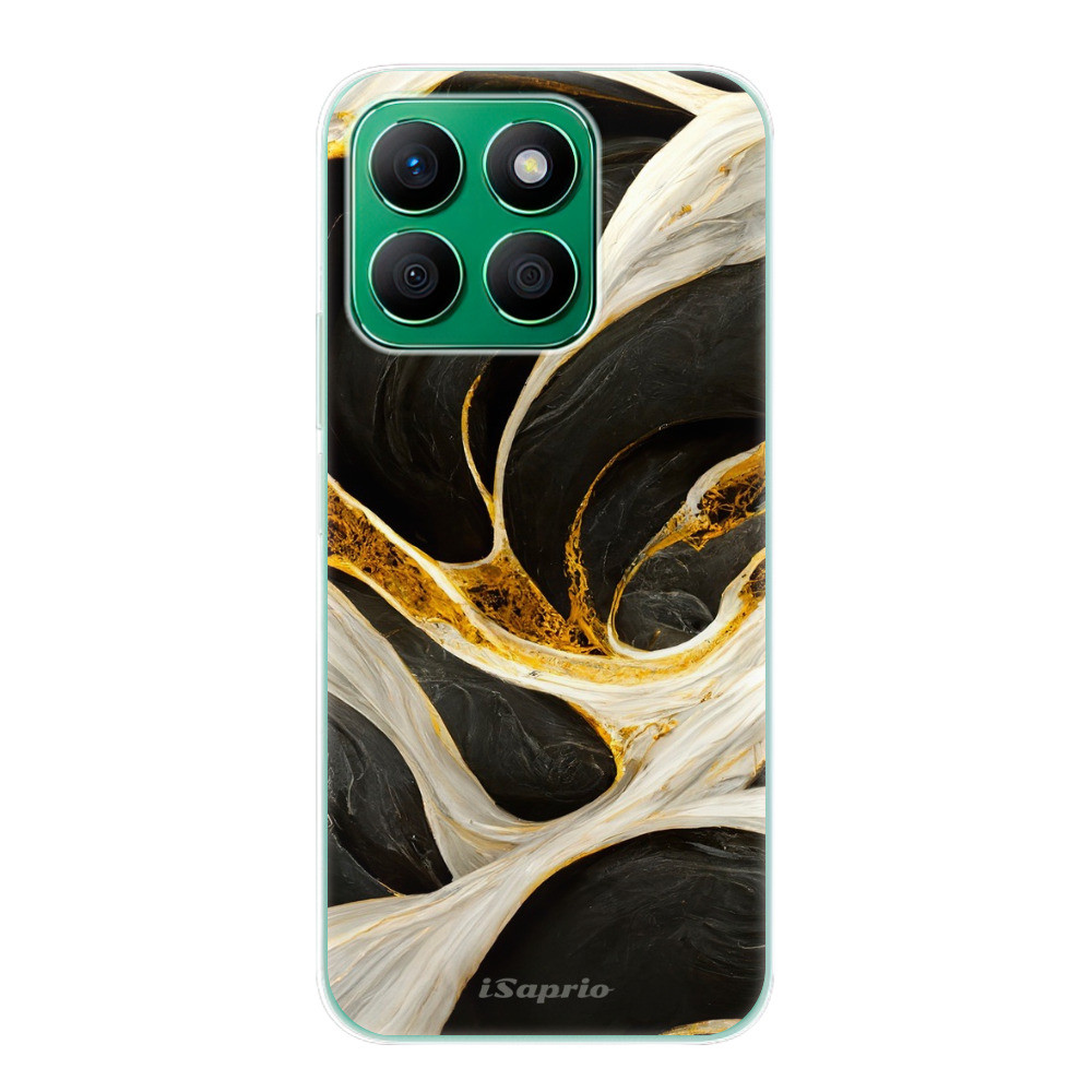 Odolné silikónové puzdro iSaprio - Black and Gold - Honor X8b