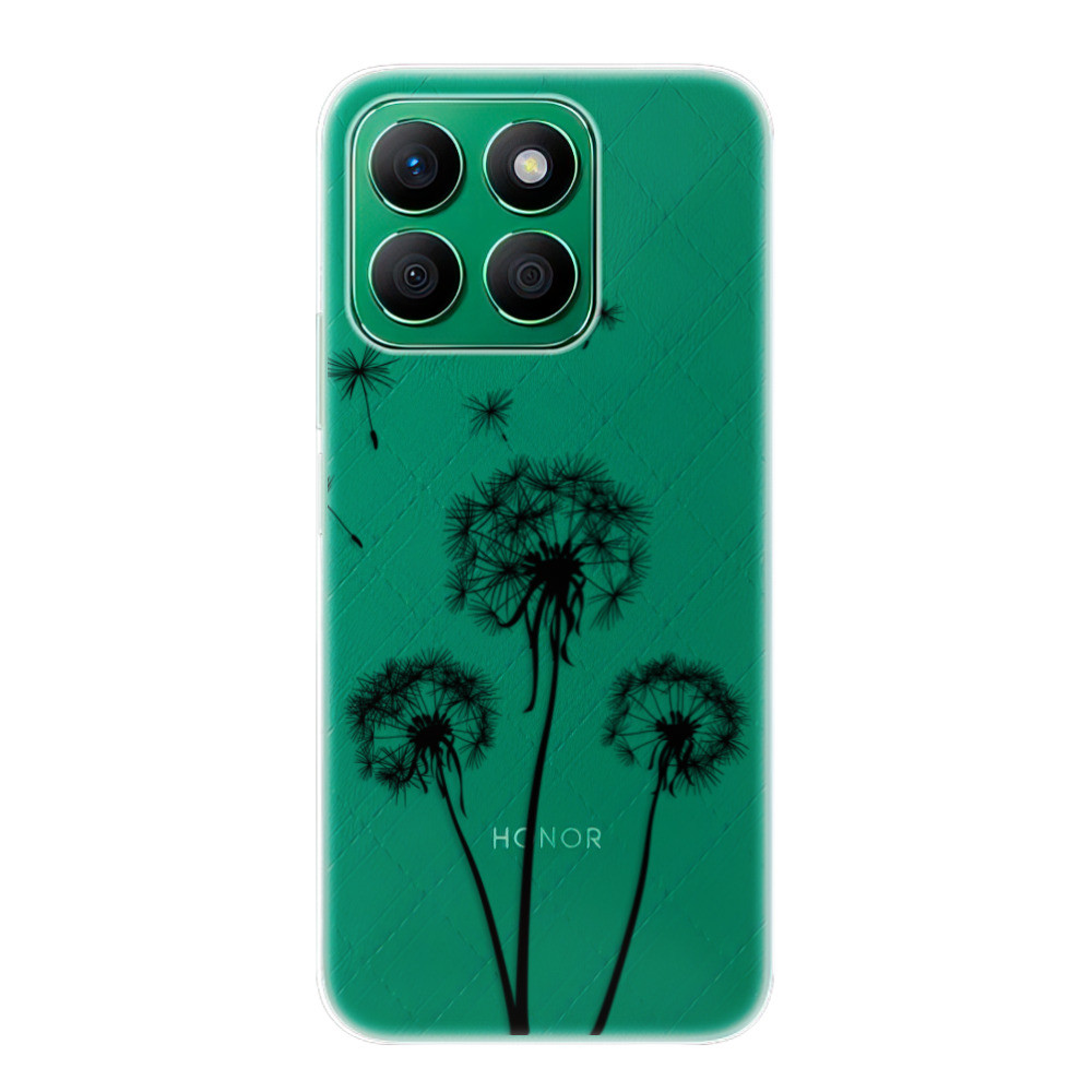 Odolné silikónové puzdro iSaprio - Three Dandelions - black - Honor X8b