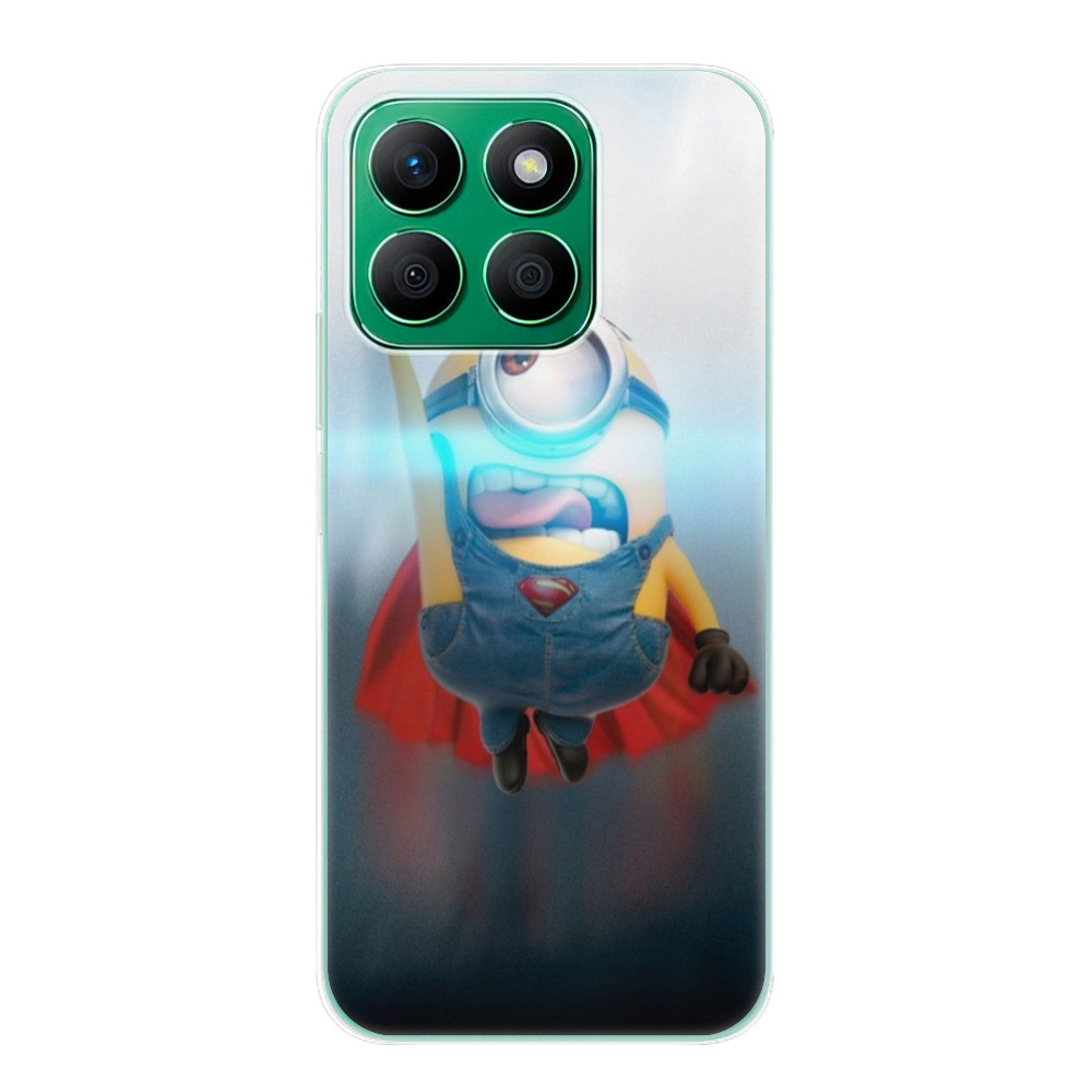 Odolné silikónové puzdro iSaprio - Mimons Superman 02 - Honor X8b