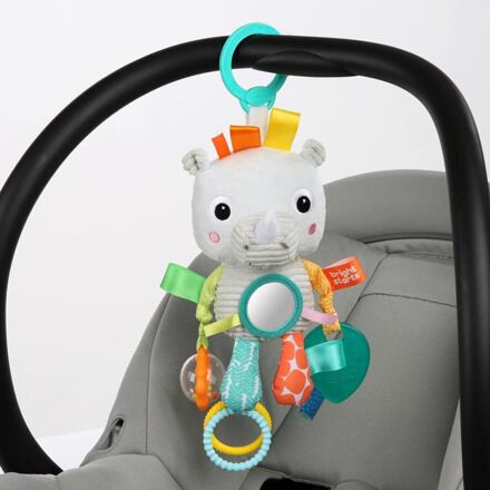 BRIGHT STARTS Hračka na C krúžku Playful Pals nosorožec 0 m+