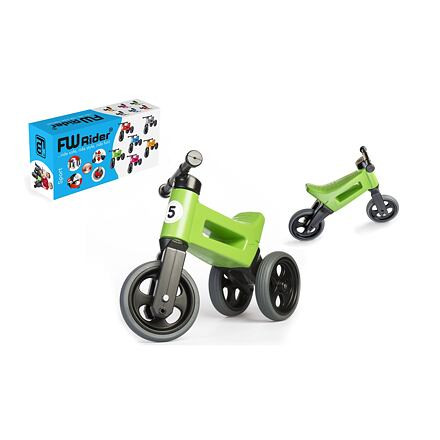 TEDDIES Odrážadlo FUNNY WHEELS Rider Sport 2v1 zelené v krabici