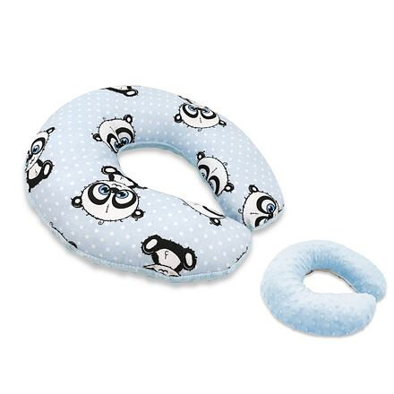 COSING Nákrčník MINKY - Pandy bodky modrá