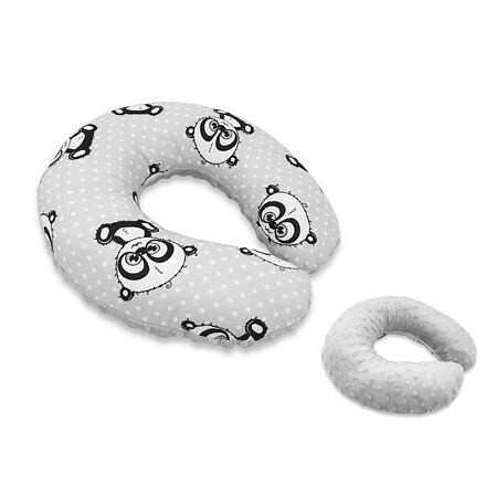 COSING Nákrčník MINKY - Pandy bodky šedá