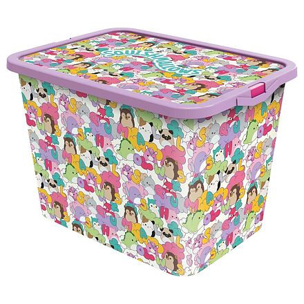 Squishmallows STOR úložný box s vekom - 23 L