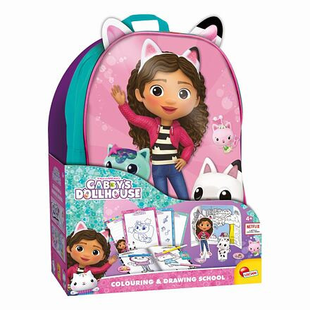 Lisciani Batoh Gabby's Dollhouse s kreatívnou sadou
