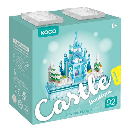 KOCO Stavebnica mini Zimný hrad