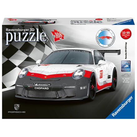 Ravensburger Porsche GT3 Cup 3D Puzzle 108 dielikov