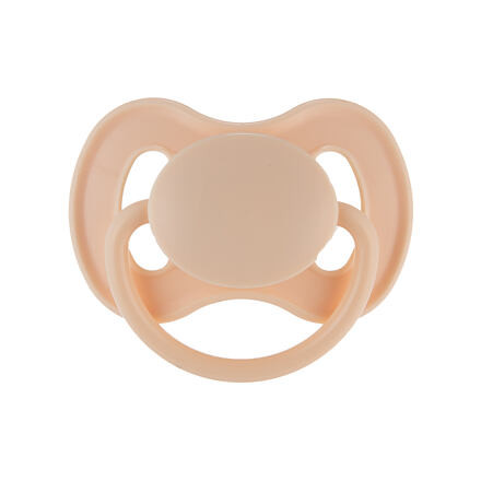 Canpol babies Cumlík kaučukový čerešnička NUDE 0-6m, krémový