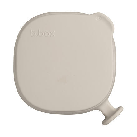 B.box Silikónová miska s viečkom a prísavkou 300 ml - béžová