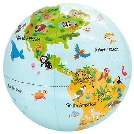 Caly Nafukovací glóbus - Malé zvieratá prírody 30 cm