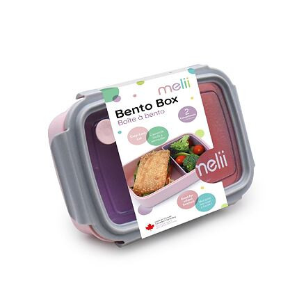 Bento Box krabička na desiatu 880 ml - ružová