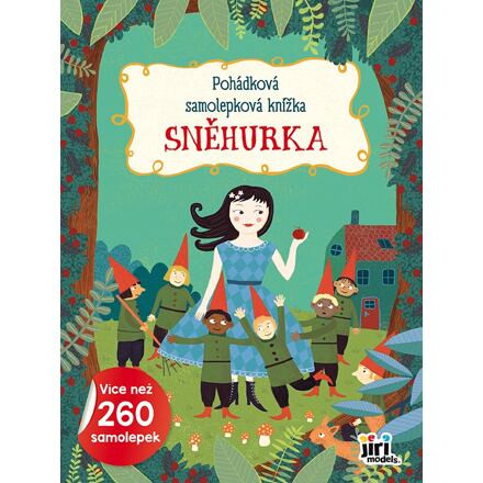 Jiri Models Rozprávková samolepková knižka Snehulienka