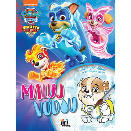 Jiri Models Maľuj vodou A4 Tlapková patrola