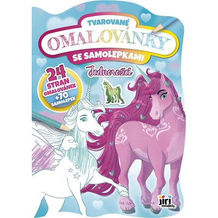Jiri Models Tvarované omaľovánky Jednorožce