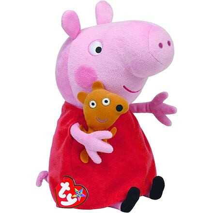 Beanie Babies Lic PEPPA PIG - Peppa 15 cm