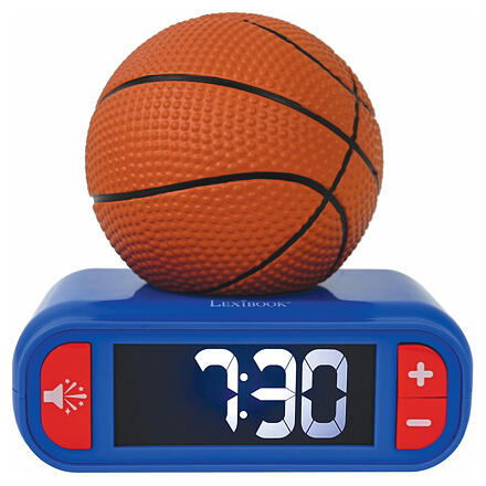 Lexibook Budík s nočným 3D svetlom Basketball