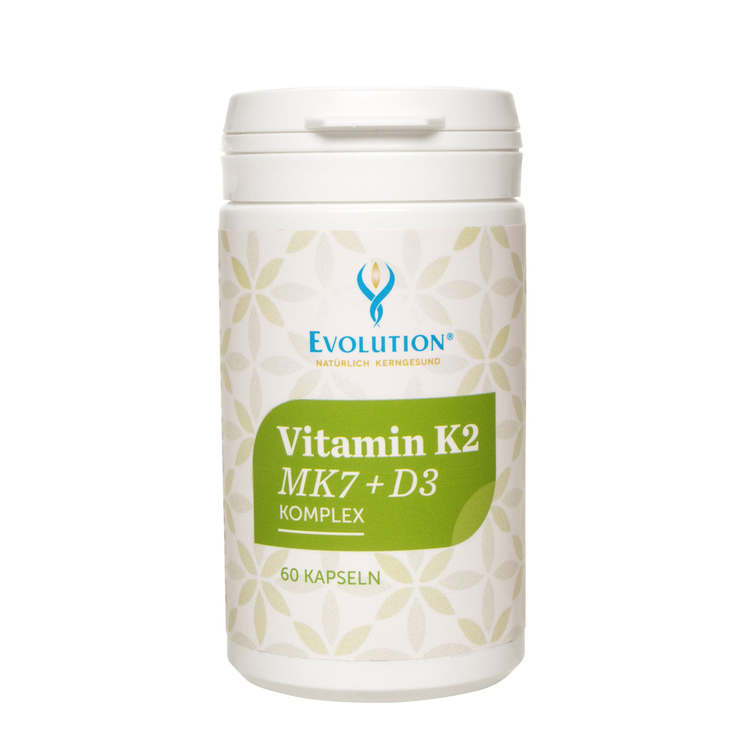 Evolution Vitamín K2 MK7 + D3 Komplex (60 rastlinných kapsulí) exp: 12/2026 34 g