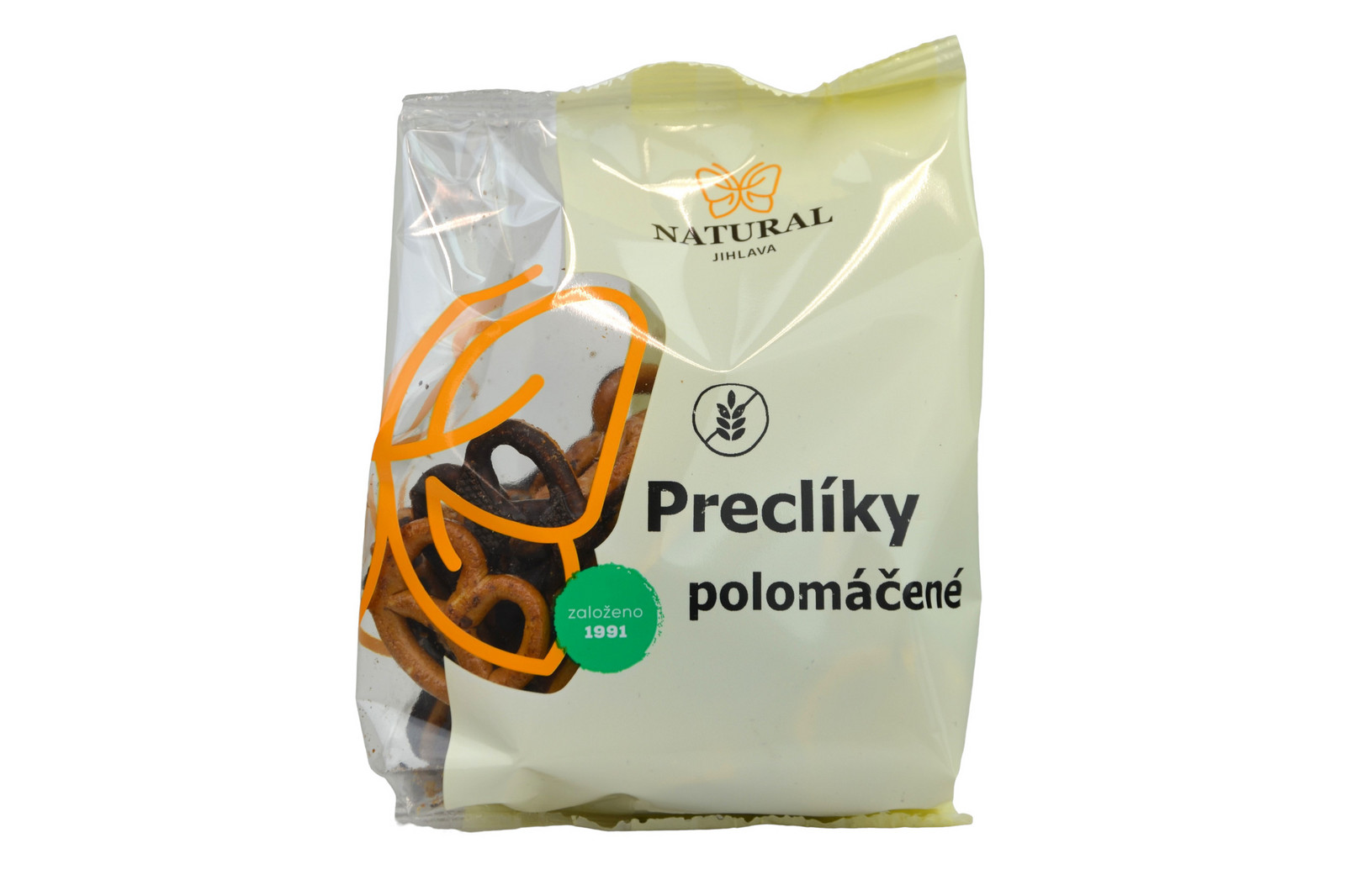Natural Jihlava Praclíky polomáčané bez lepku - Natural 80g 1 ks