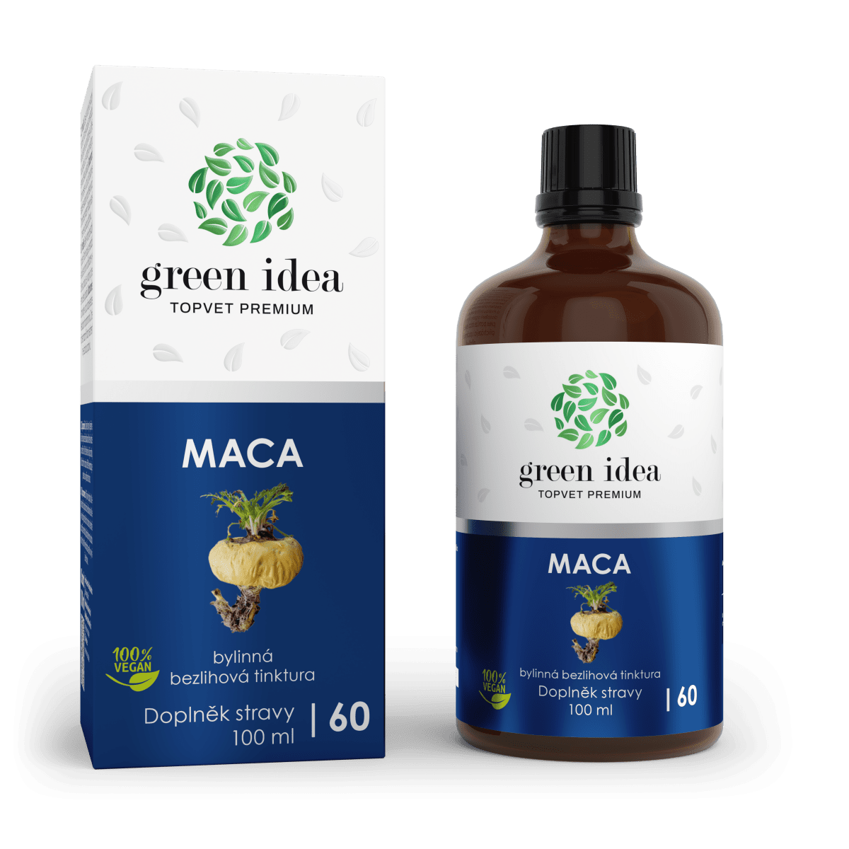 TOPVET GREEN IDEA Maca - bezliehová tinktúra 100 ml 100 ml
