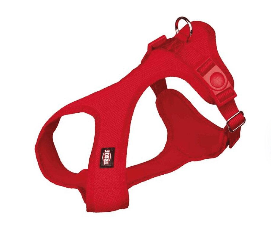 Postroj SOFT vypolstr. červený - 20mm/35 až 50cm