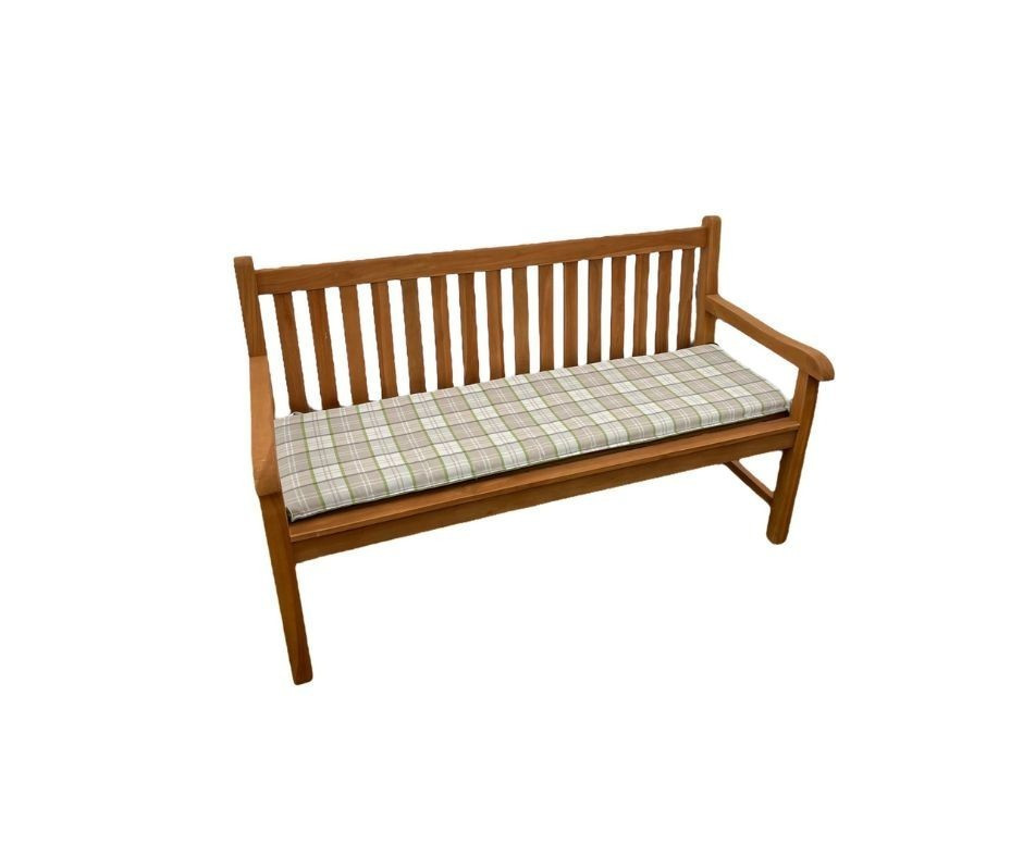 Doppler CASA 4403 - sedák na 3-miestnu lavicu 150 x 45 x 4 cm - zelený + béžový