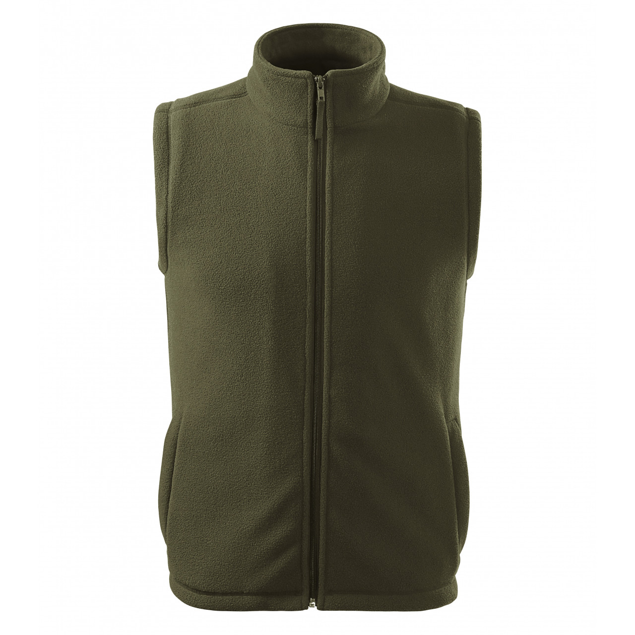 Vesta fleece unisex Rimeck Next   - olivová, XL