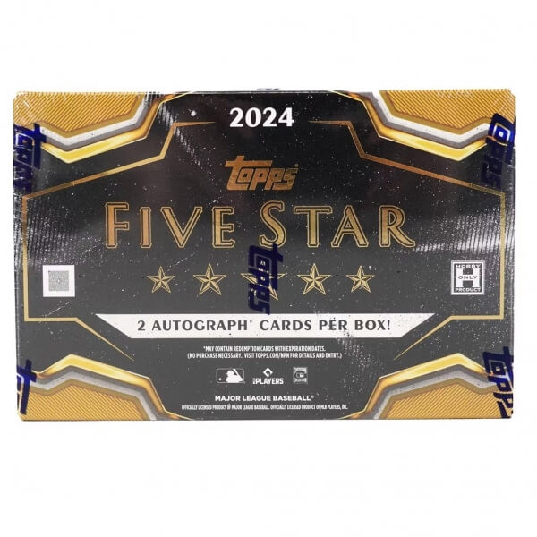 Topps 2024 Topps Five Star Baseball Hobby Box - zberateľské karty