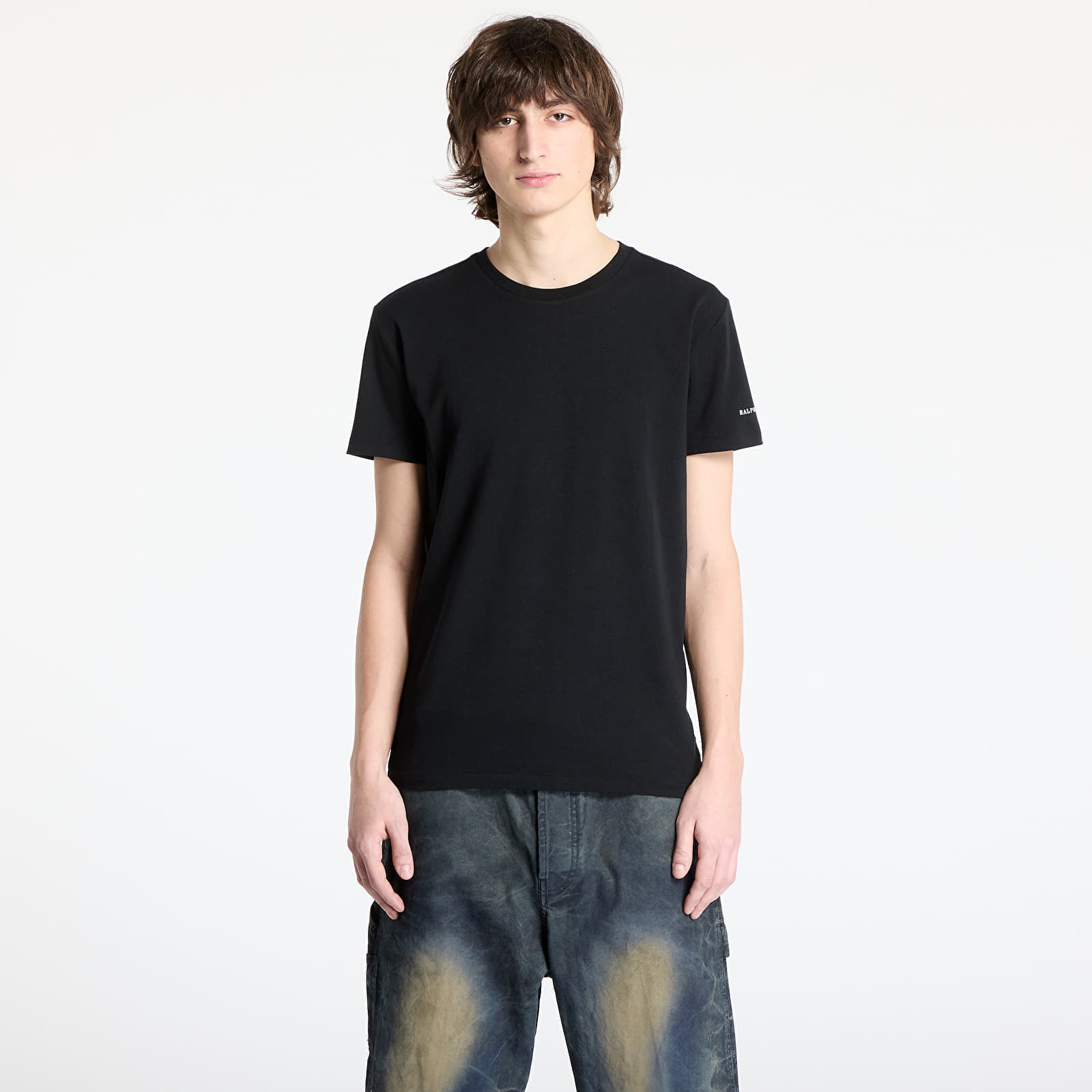Tričko Ralph Lauren S/S Crew Undershirt 3-Pack Black L