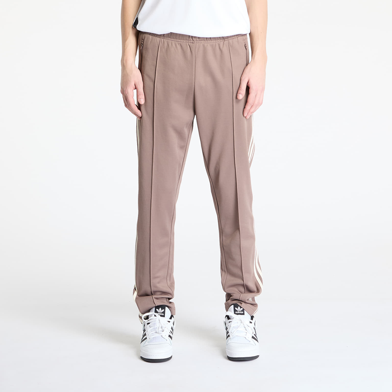 Kalhoty adidas Adicolor Classics Track Pants Trace Brown/ Wonder White XL