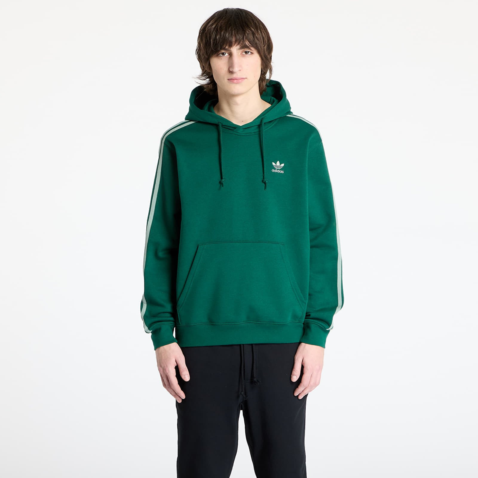 Mikina adidas Adicolor Classics 3-Stripes Hoody Collegiate Green XXL