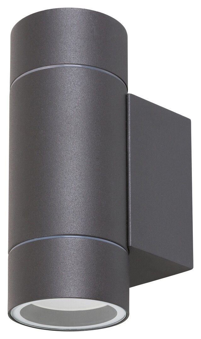 Rabalux Antracitové fasádne svietidlo Phoenix pre 2x LED žiarovku GU10 8119