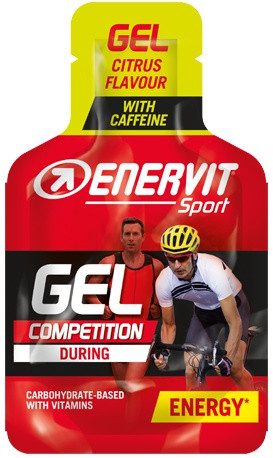 Enervit gel competition + kofein 25 ml - malina