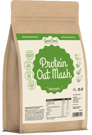 Greenfood proteinová ovsená kaša bezlepková 500 g