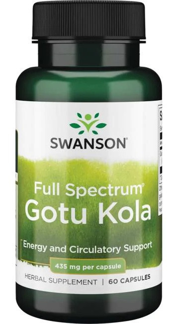 Swanson gotu kola 435 mg 60 kapsúl