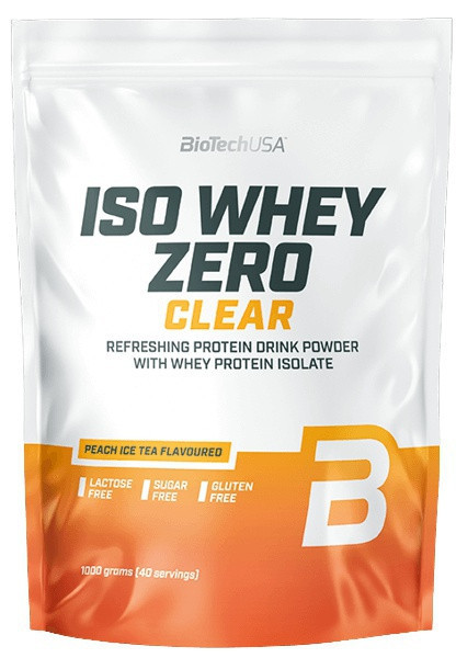Biotechusa iso whey zero clear 1000 g - peach ice tea