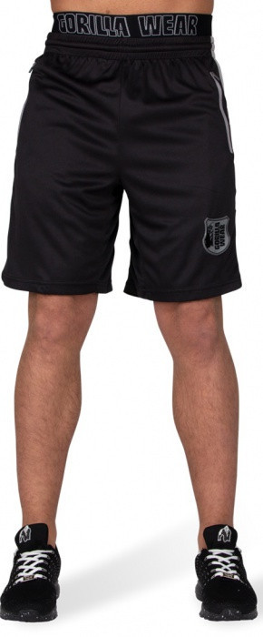 Gorilla wear pánske šortky shelby black/grey - s výprodej