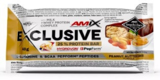 Amix exclusive protein bar 40 g - peanut butter cake