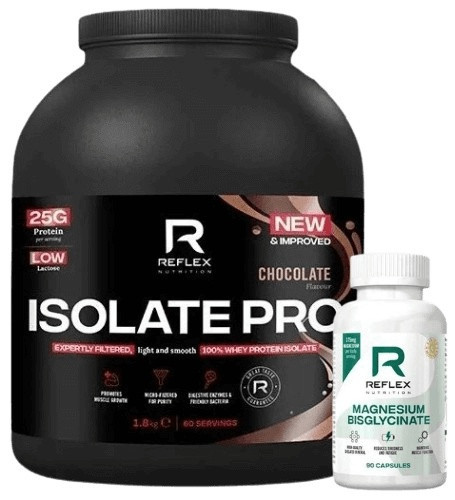Reflex isolate pro 1800 g + magnesium bisglycinate 90 kapslí zadarmo