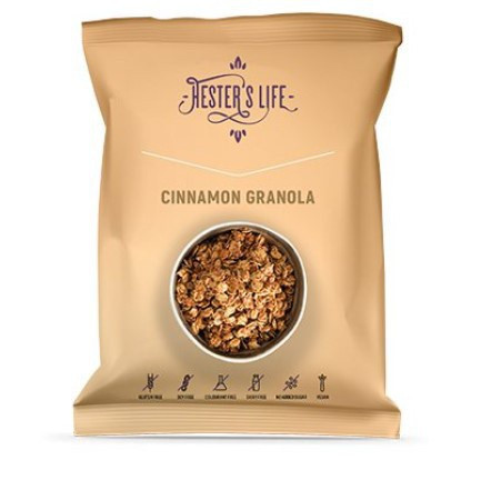 Hester's life granola basic 60 g - škoricová