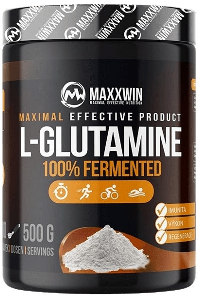 Maxxwin l-glutamine 100% fermented 500 g - citron