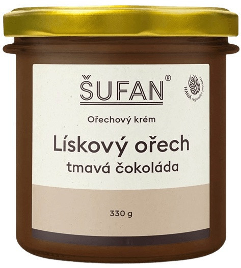 Šufan lieskový orech s tmavou čokoládou