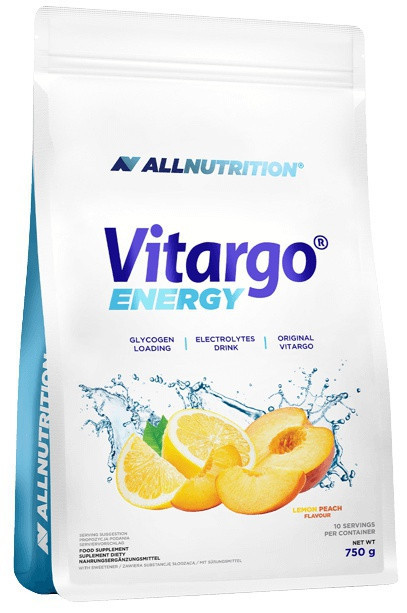 Allnutrition vitargo energy 750 g - citrón/broskyňa