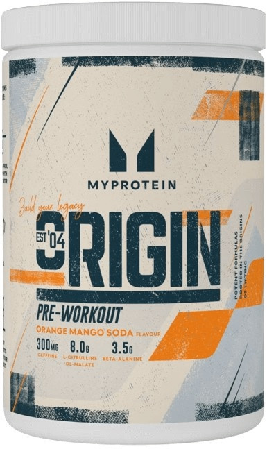 Myprotein origin pre-workout 600 g