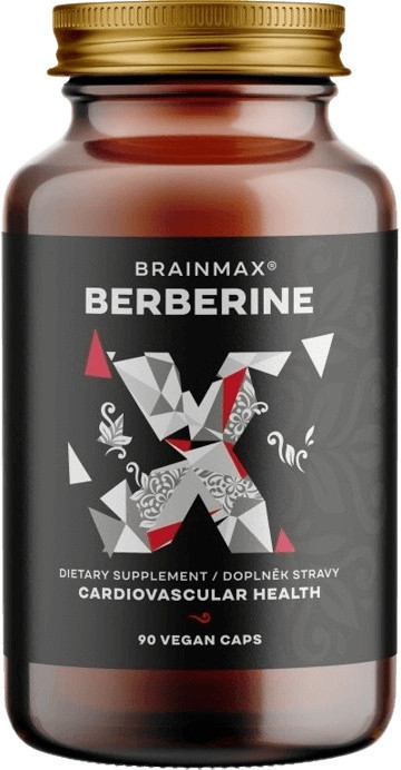 Brainmax berberin 550 mg 90 rostlinných kapsúl